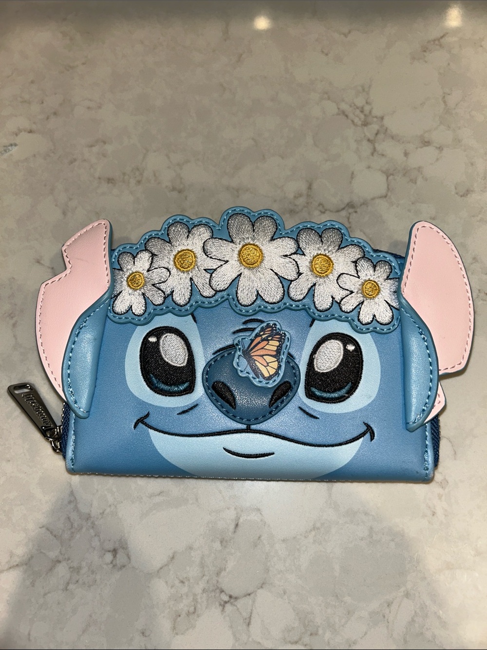 Loungefly Disney Lilo & Stitch Springtime Daisy Cosplay Zip-Around Wallet